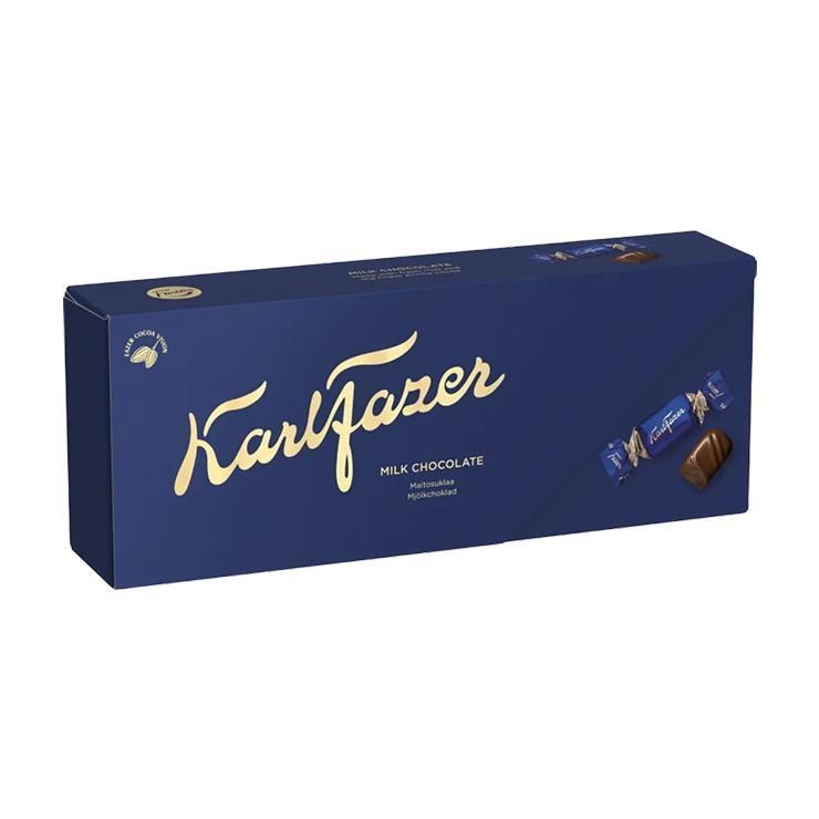 Конфеты Fazer karl из молочного шоколада 250 гр., картон