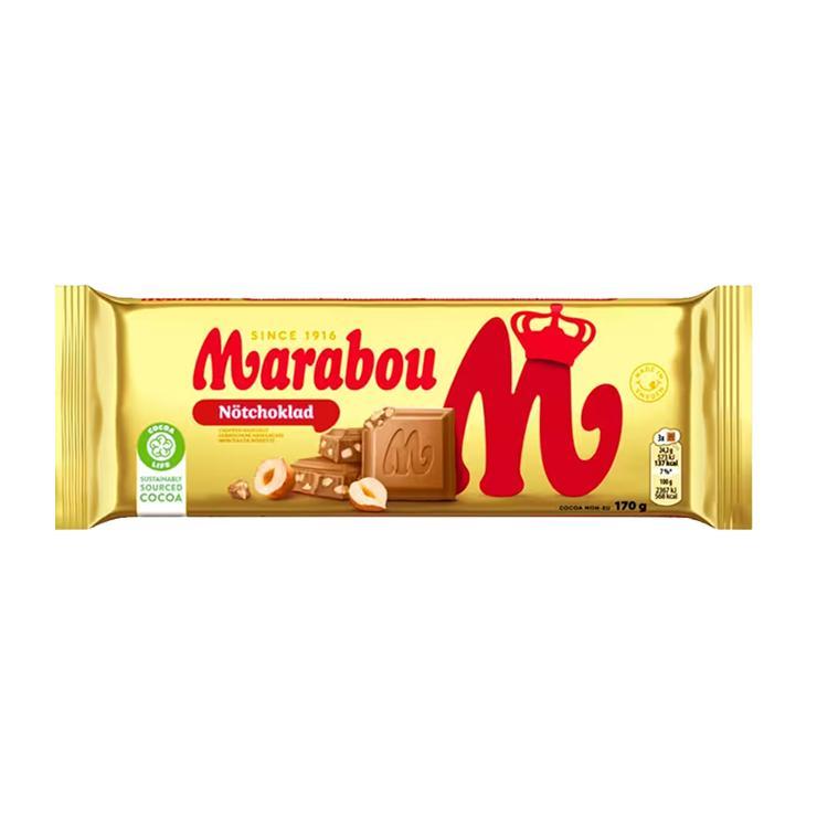 Шоколад Marabou Nötchoklad 170 гр., флоу-пак