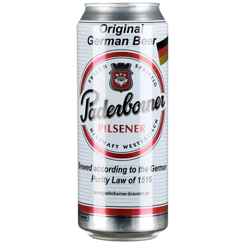 Пиво Paderborner Pilsener светлое фильтрованное 4.8%
