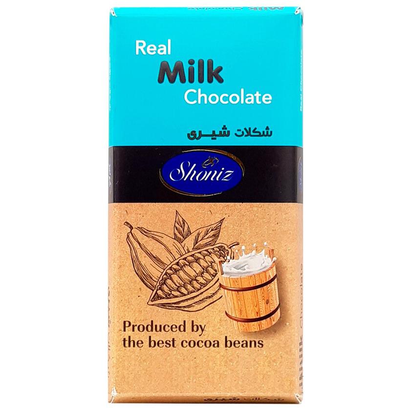 Шоколад Shoniz Real Milk Chocolate молочный 100 гр., обертка