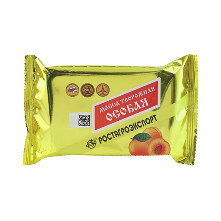 Масса творожная А.Ростагрокомплекс особая курага 20% 180 гр., флоу-пак