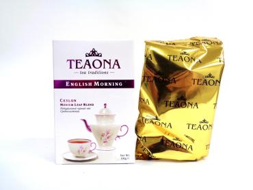 Чай средний лист Teaona, 250 гр., картон