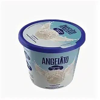 Мороженое Angelato, Кокосовое облако сливочное творожный крем с наполнителем 10%, 60 гр., пластиковая банка