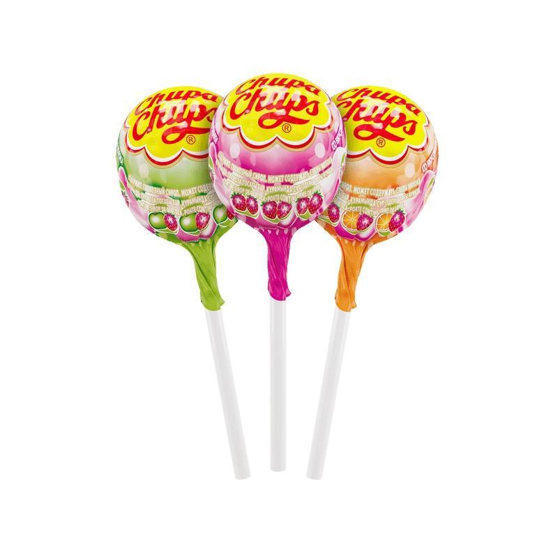 Карамель Chupa Chups Fruit-tella ассорти 12 гр., обертка