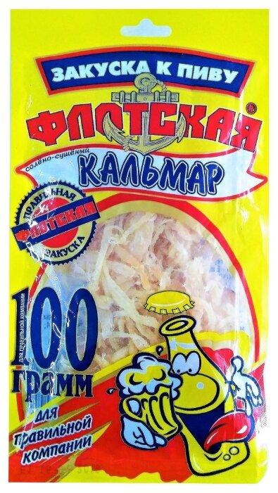 Закуска Флотская к пиву кальмар, 100 гр., пакет