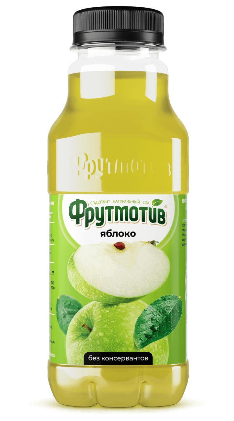 Напиток Фрутмотив Яблоко, 1.5 л., ПЭТ купить оптом по цене 82.8 руб. в ...