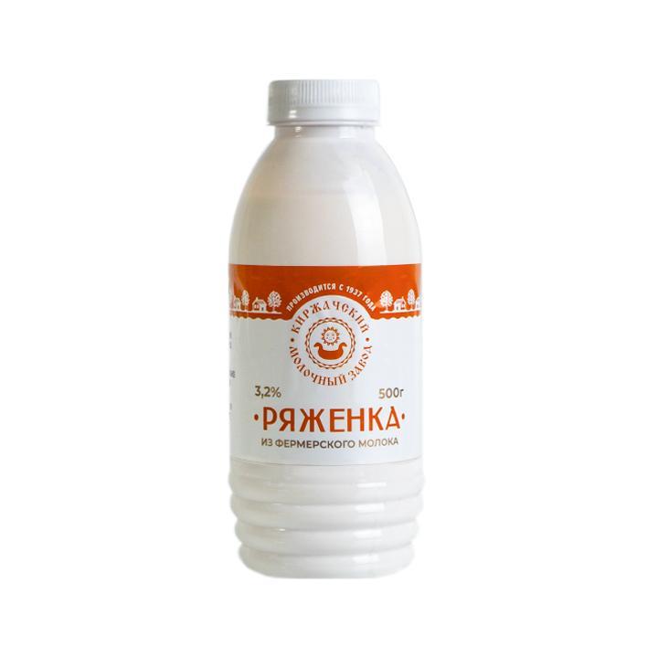 Ряженка Киржачский МЗ 3,2% 500 гр., ПЭТ