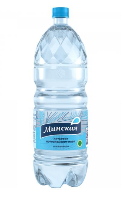 Вода негазированная Минская природная артезианская 2 л., ПЭТ