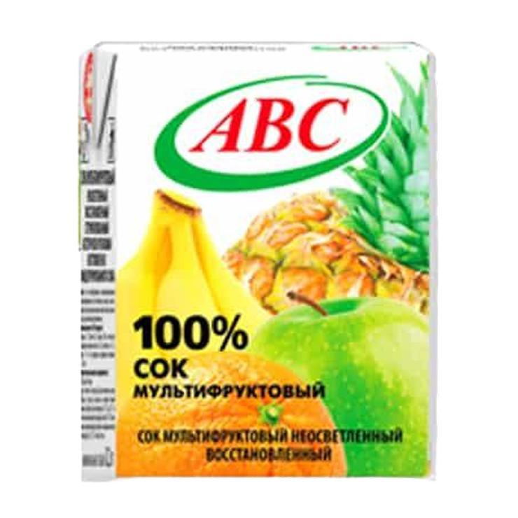 Сок АВС мультифруктовый 200 мл., тетра-пак