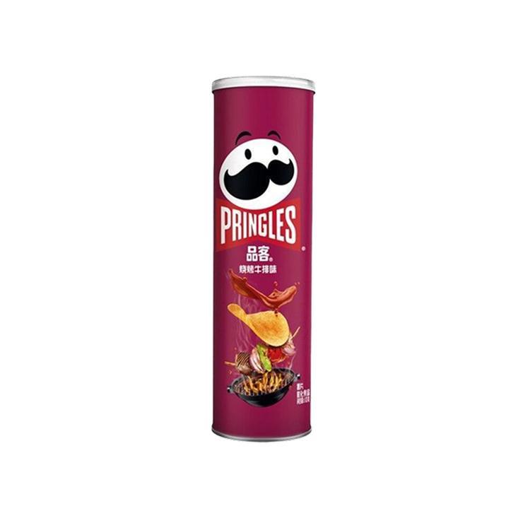 Чипсы Pringles стейк барбекю 110 гр., туба