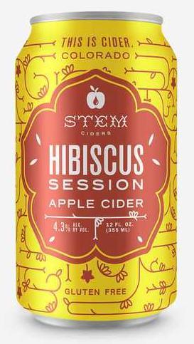 Сидр Stem Ciders Hibiscus Session 4,3%, 355 мл., ж/б