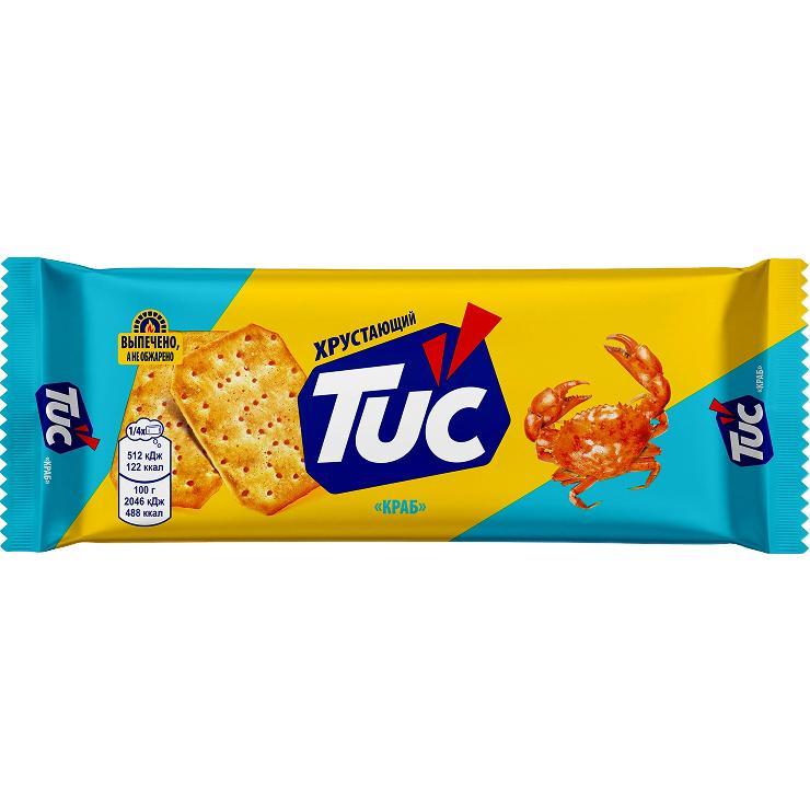 Крекер Tuc со вкусом краба 100 гр., флоу-пак