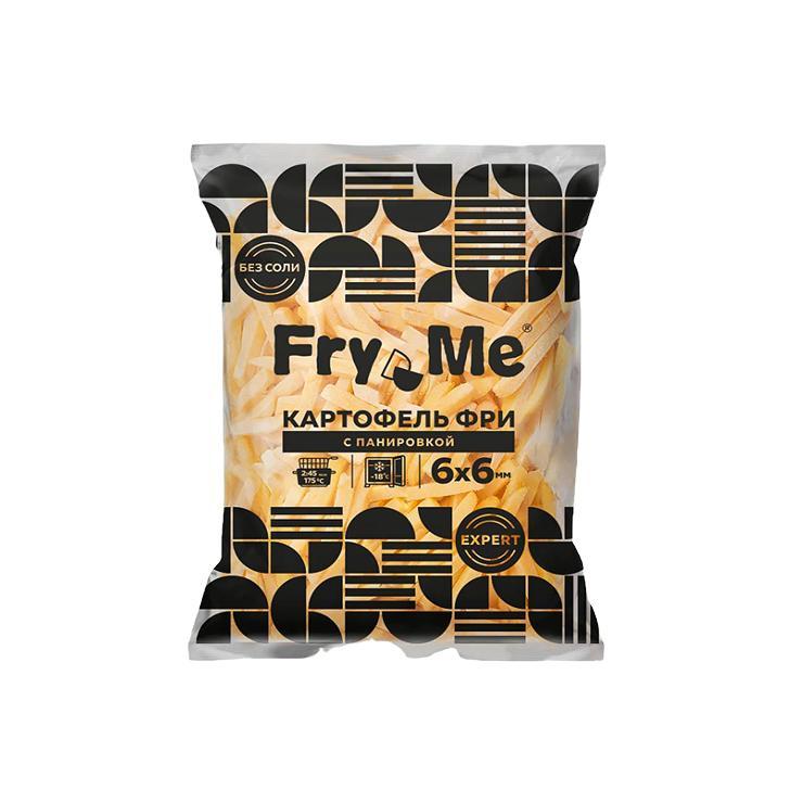 Картофель фри Fry Me expert 6х6 мм., 2,5 кг., флоу-пак