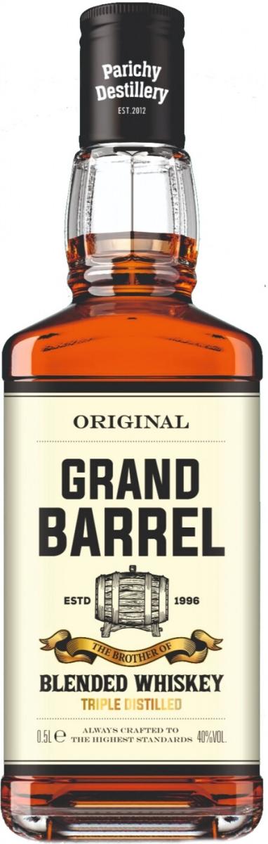 Виски Grand Barrel Blended 40% 500 мл., стекло