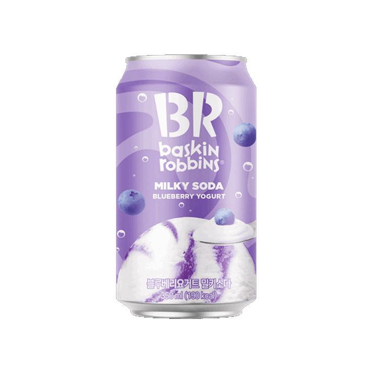 Напиток газированный Baskin Robbins Blueberry Yogurt 350 мл., ж/б