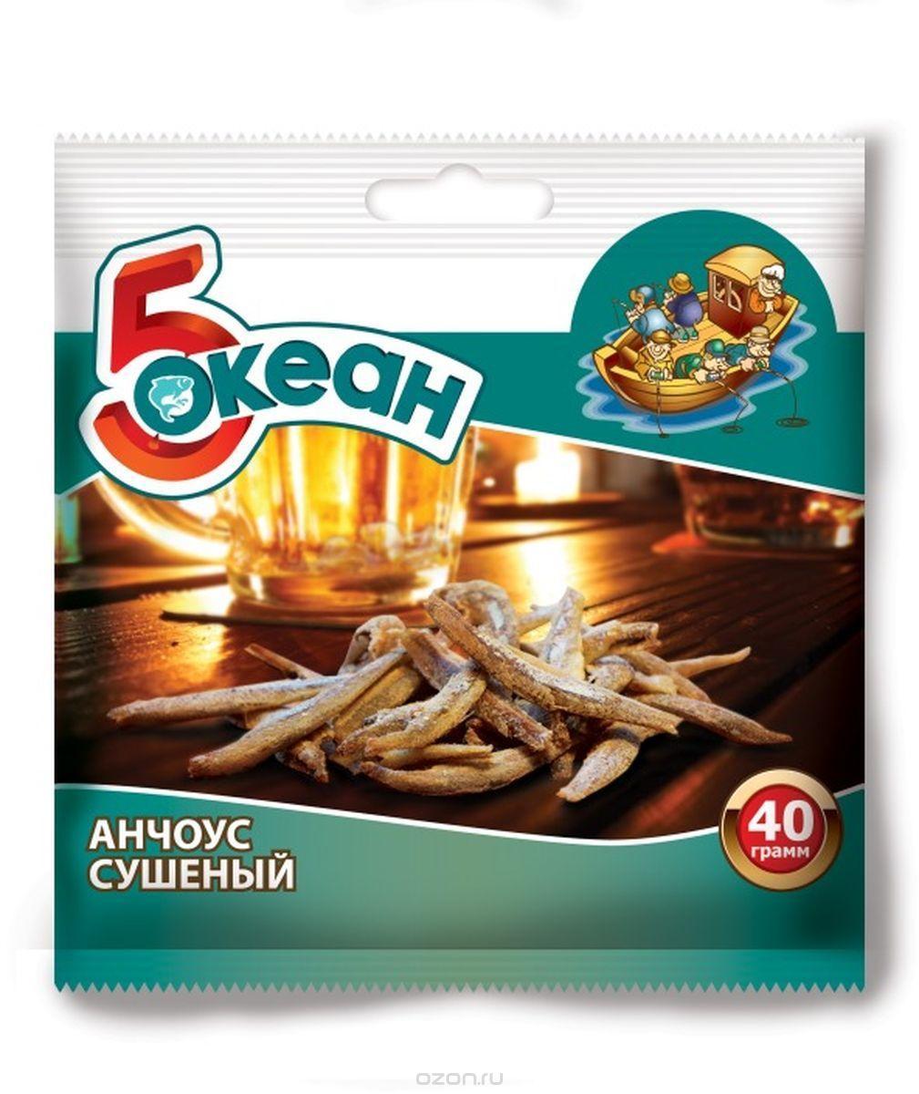 Анчоус сушеный 5 Океан 40 гр., флоу-пак