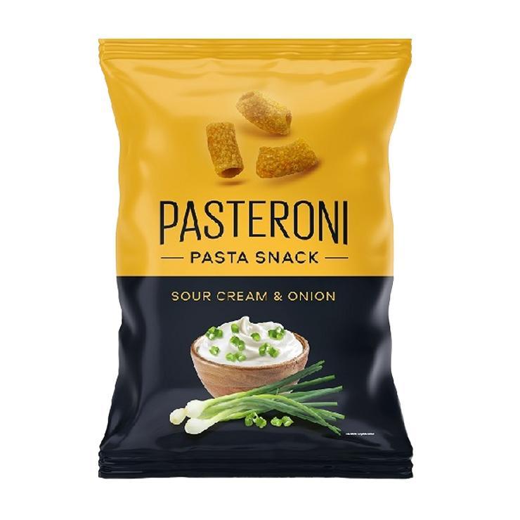 Снеки PASTERONI со вкусом сметаны и лука 55 гр., флоу-пак