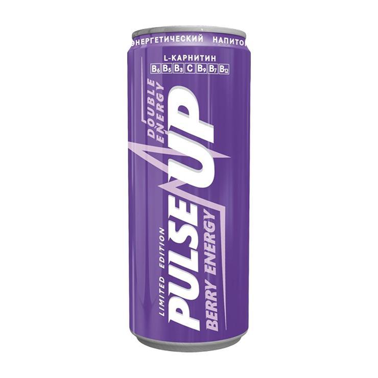 Напиток энергетический Pulse Up Energy ягодный 450 мл., ж/б