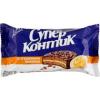 Печенье Супер-к в шоколадной глазури со сгущенным молоком, Konti, 100 гр., флоу-пак