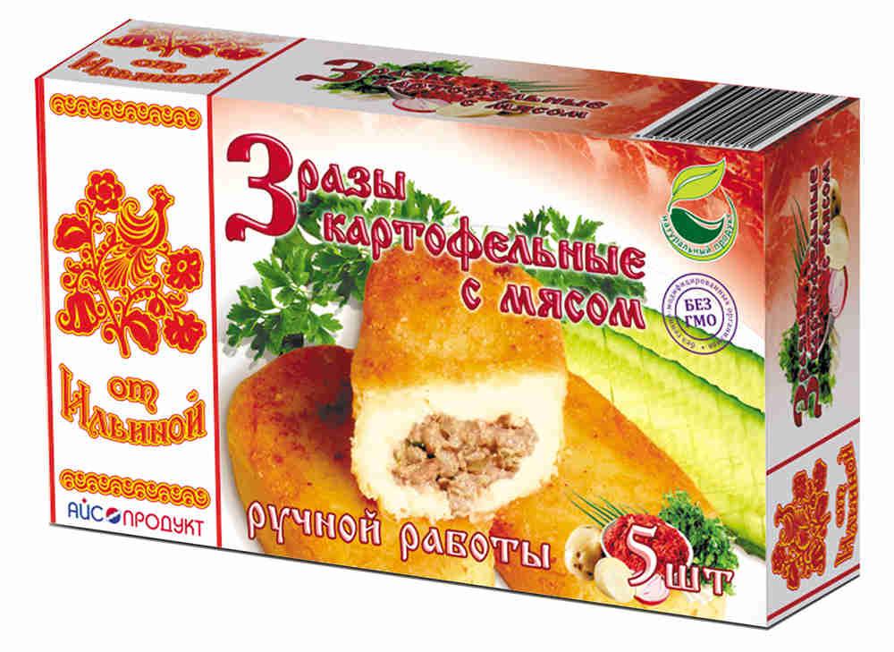 Зразы От Ильиной Картофельные с мясом ручной работы, 500 гр., картон