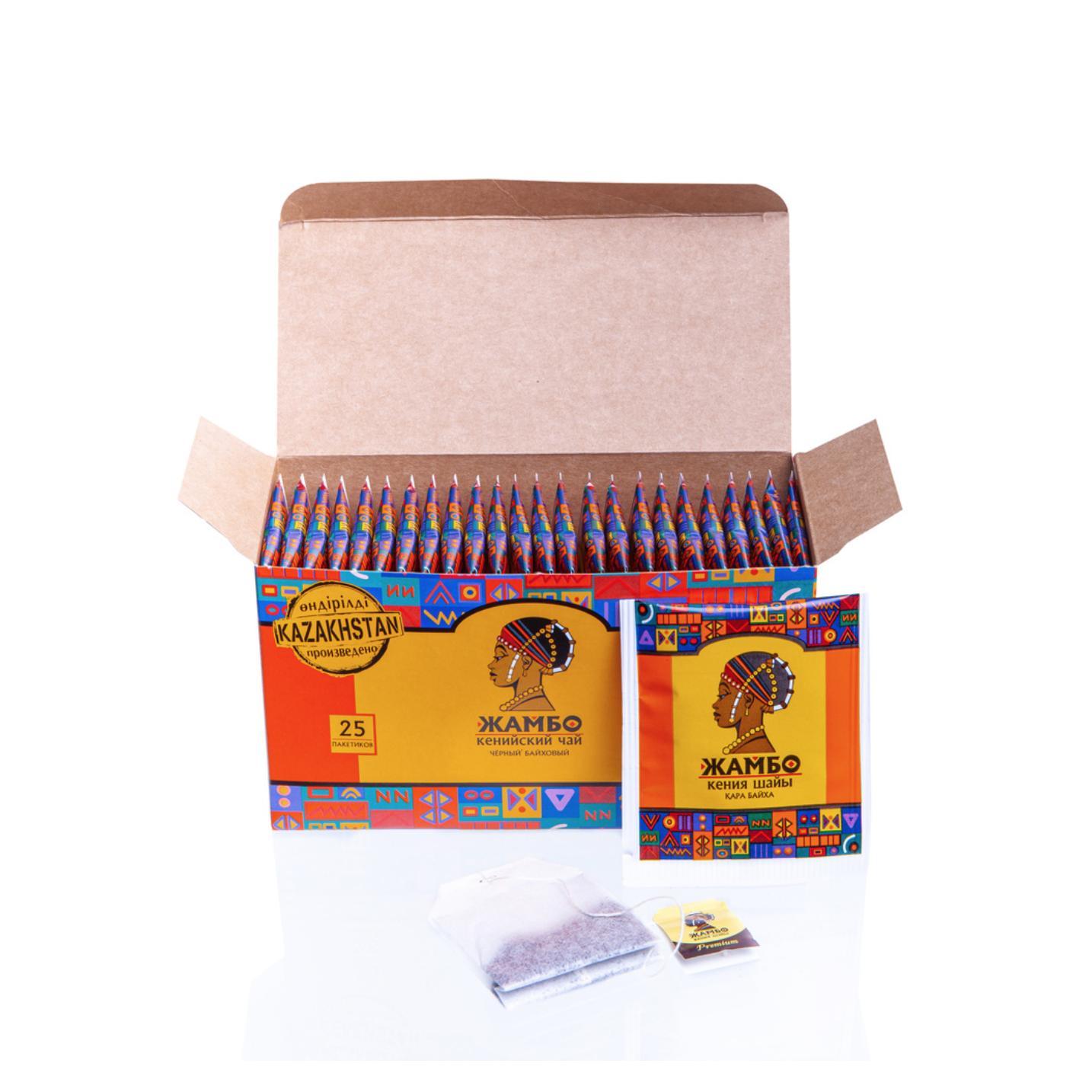Чай Жамбо Кенийский гранулированный 25 пакетиков 97 гр., картон