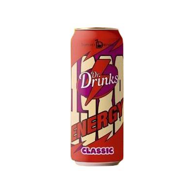 Напиток энергетический Dr. Drinks Energy Classic тонизирующий газированный Россия 450 мл., ж/б