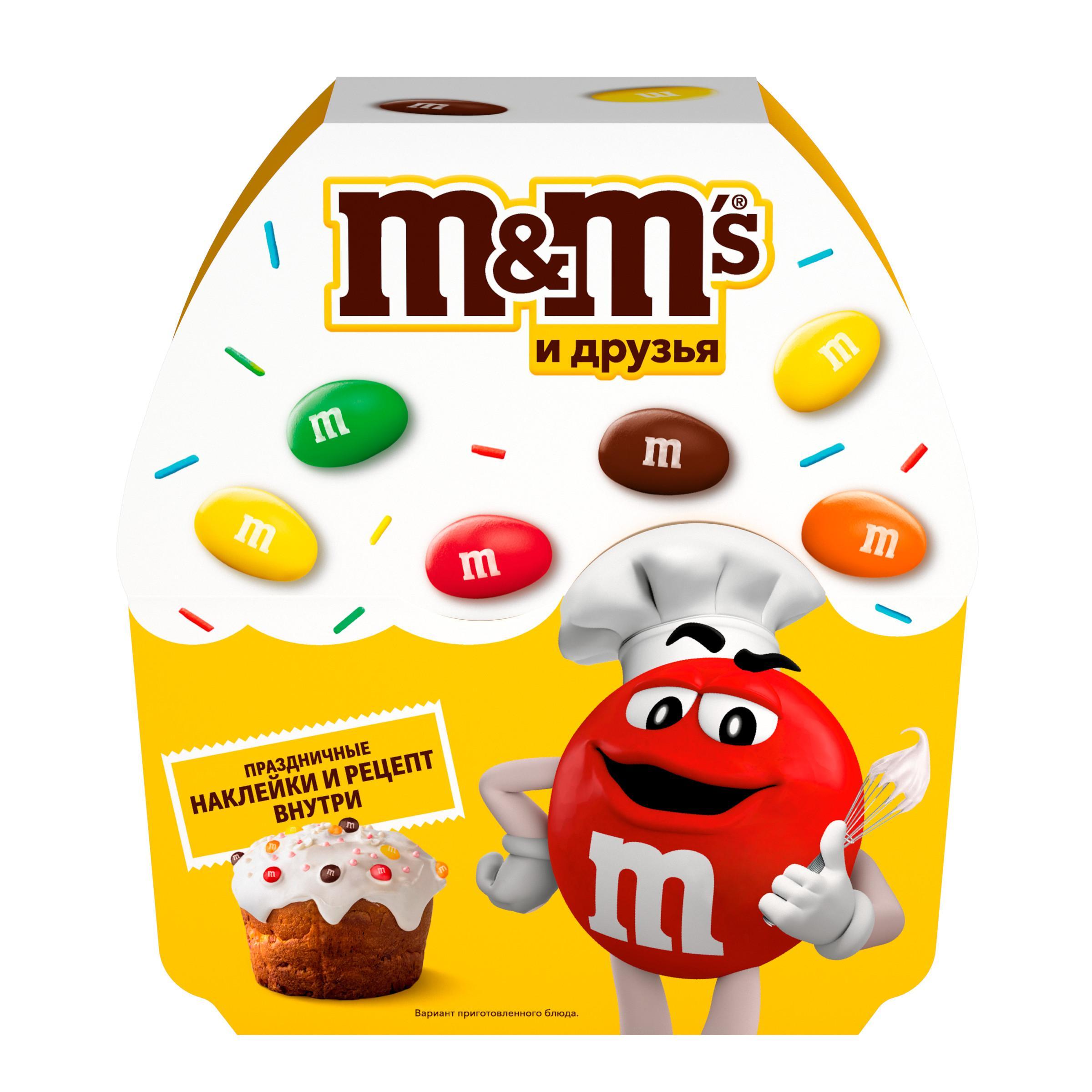 Набор подарочный M&M's and Friends и друзья Пасхал Кулич 141 гр., картон