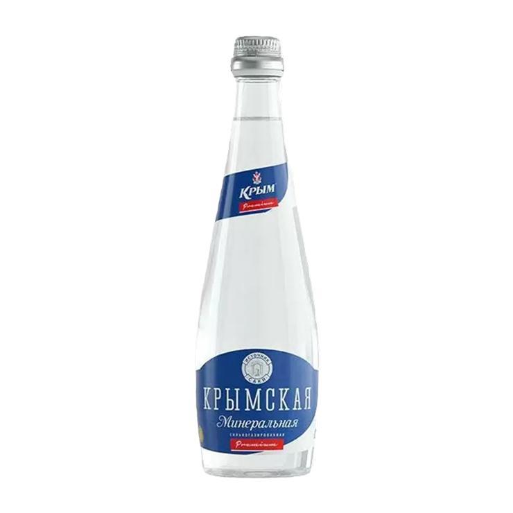 Вода газированная Крымская минеральная 500 мл., стекло