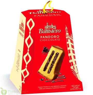 Пандоро Battistero с шоколадным кремом, 750 гр., картон