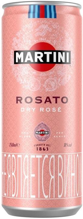 Вино Martini Rosato Dry, in can, розовое, 250 мл., ж/б