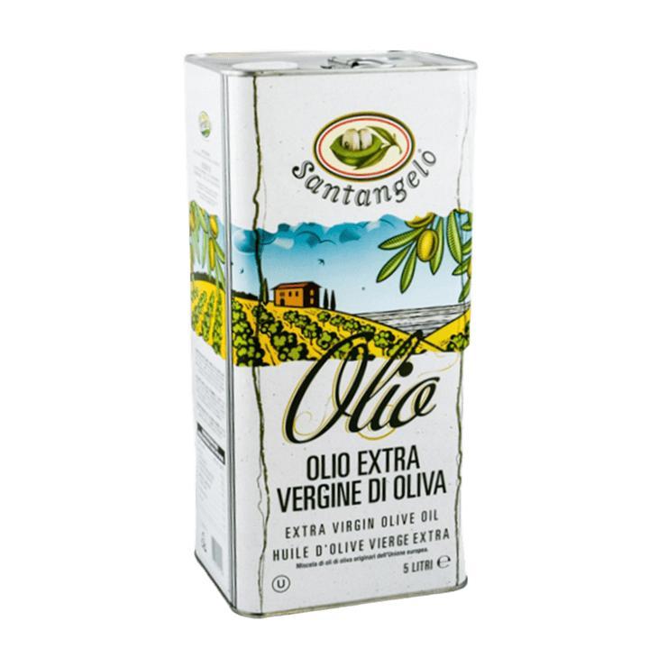 Масло оливковое Santangelo Extra Virgin нерафинированное 5 л., ж/б