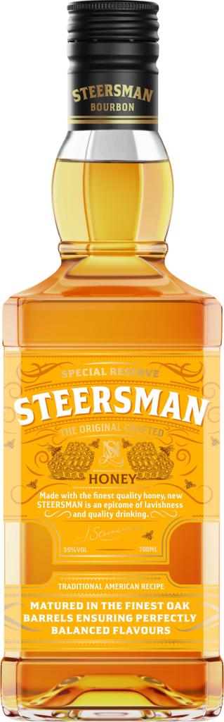 Коктейль висковый Steersman Honey 35% 700 мл., стекло