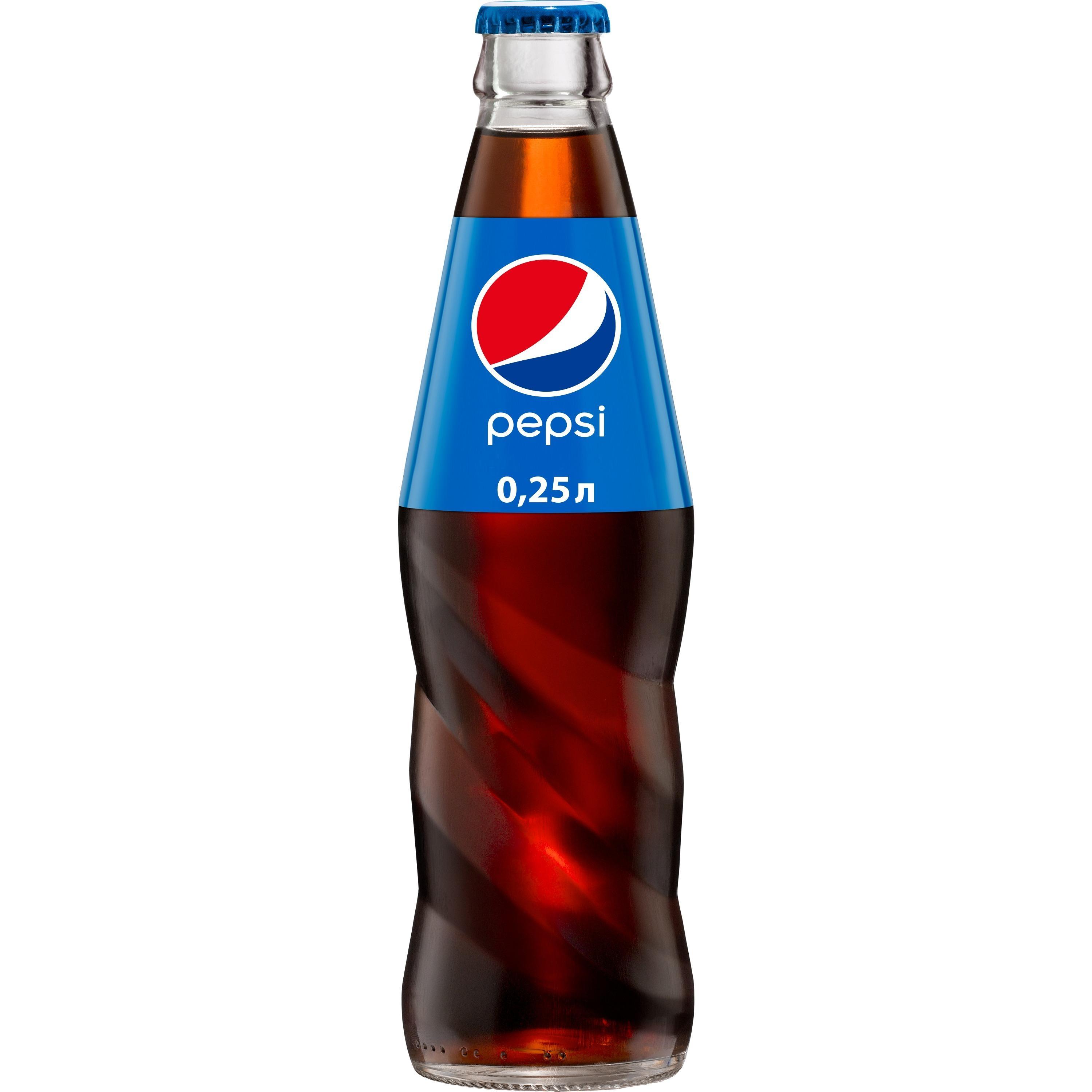 Газированный напиток , Pepsi, 250 мл, стекло