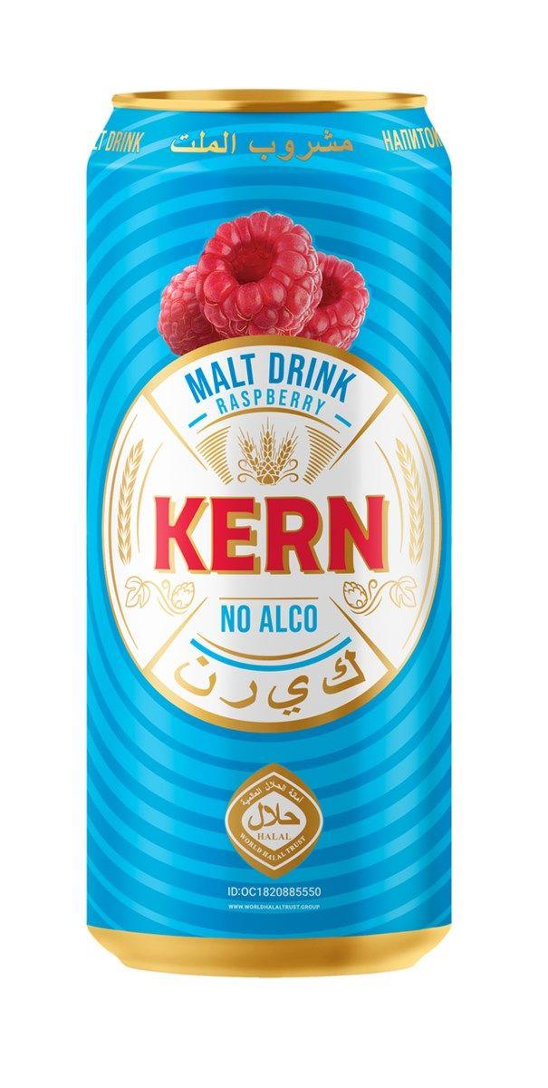 Напиток пивной Kern RASPBERRI Малина солодовый безалкогольный 450 мл., ж/б