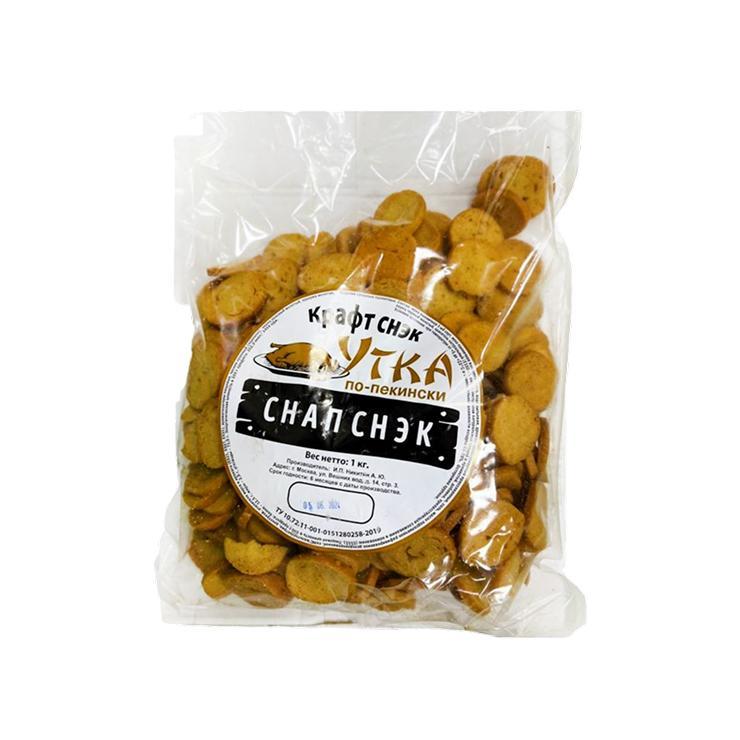 Гренки Крафт Снэк Снапсы белые Утка по-пекински крафтовые 1 кг., пакет