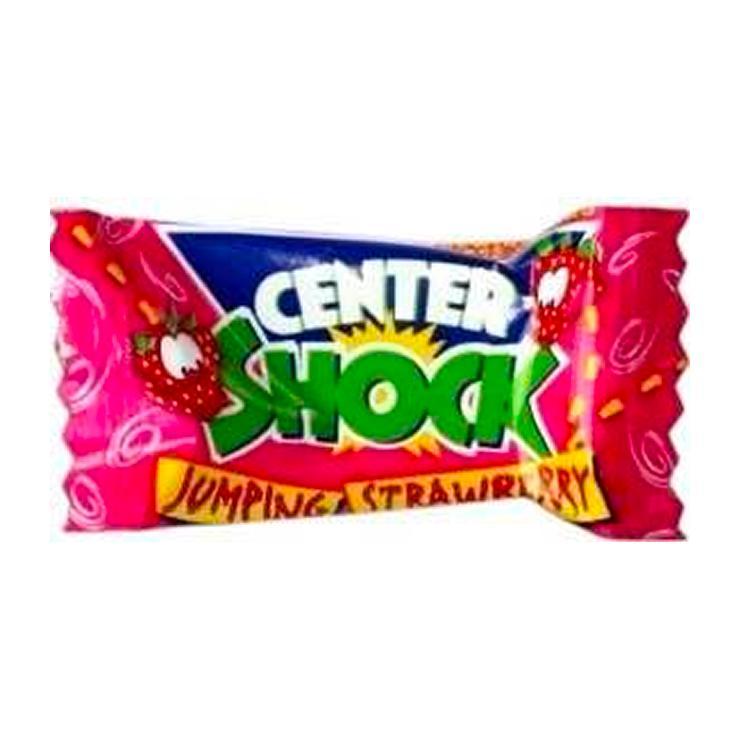 Жевательная резинка Center Shock клубника 4 гр., флоу-пак
