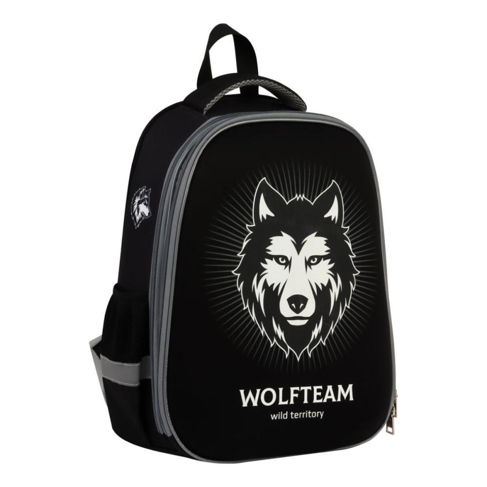 Ранец ArtSpace School Friend UFO Wild 39х30х18 см 2 отделения 2 кармана анатомическая спинка люминесцентная печать, пакет