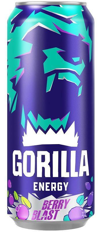 Напиток энергетический Gorilla черника черная смородина 500 мл., ж/б