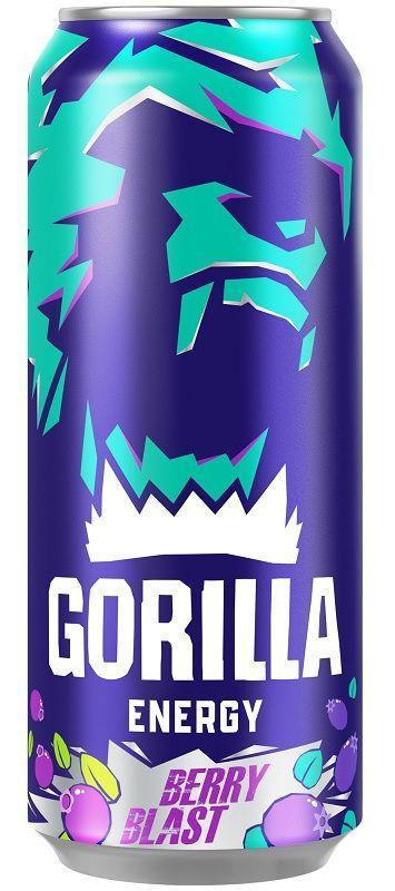 Напиток энергетический Gorilla Berry Blast Черника и черная смородина 500 мл., ж/б