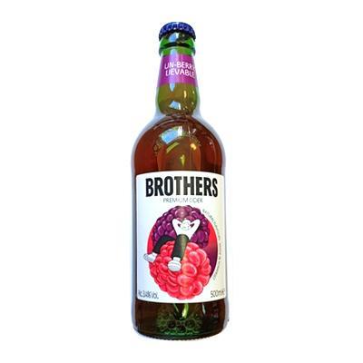 Сидр яблочный Brothers Un-Berrylievable Cider игристый полусладкий 3,4% 500 мл., стекло