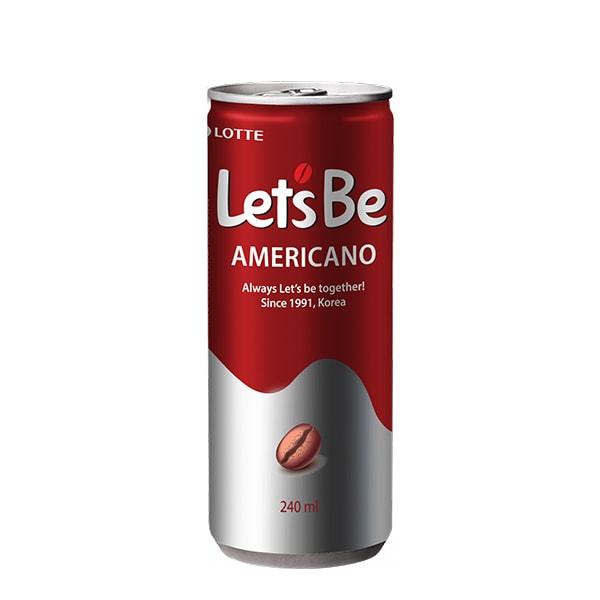 Напиток кофейный Lotte Lets Be американо 240 мл., ж/б