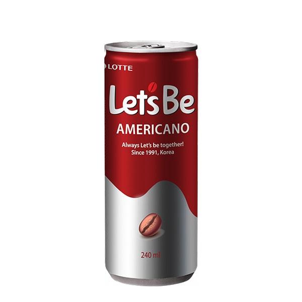 Напиток кофейный Lotte Lets Be Американо 240 мл., ж/б