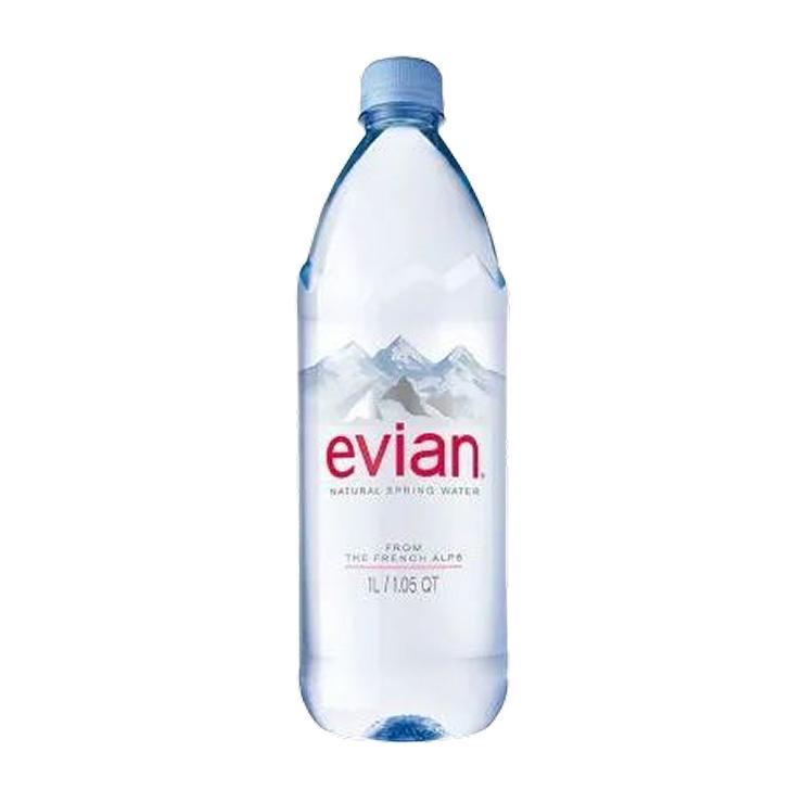 Вода Evian минеральная негазированная 1 л., ПЭТ