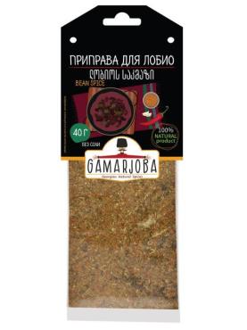 Приправа Gamarjoba для лобио, 40 гр., пакет