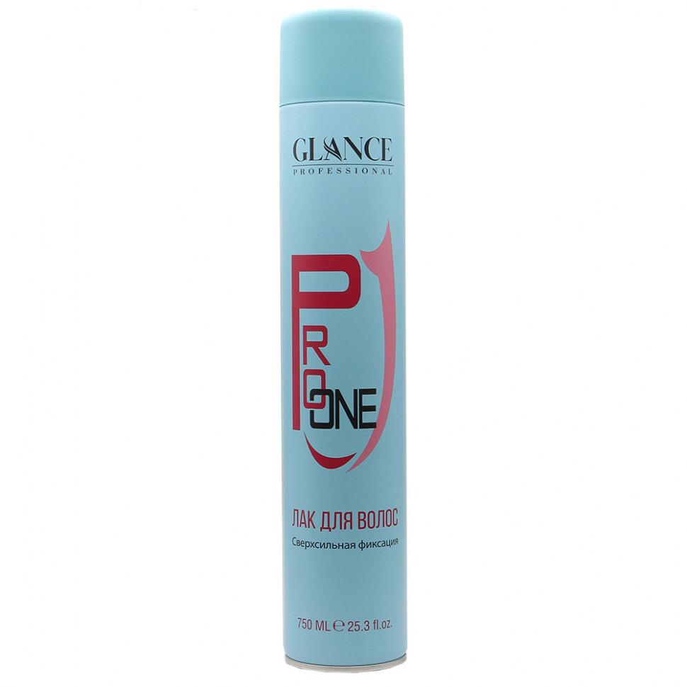 Лак для волос GLANCE Professional Pro One Hair сверхсильная фиксация 750 мл., аэрозоль