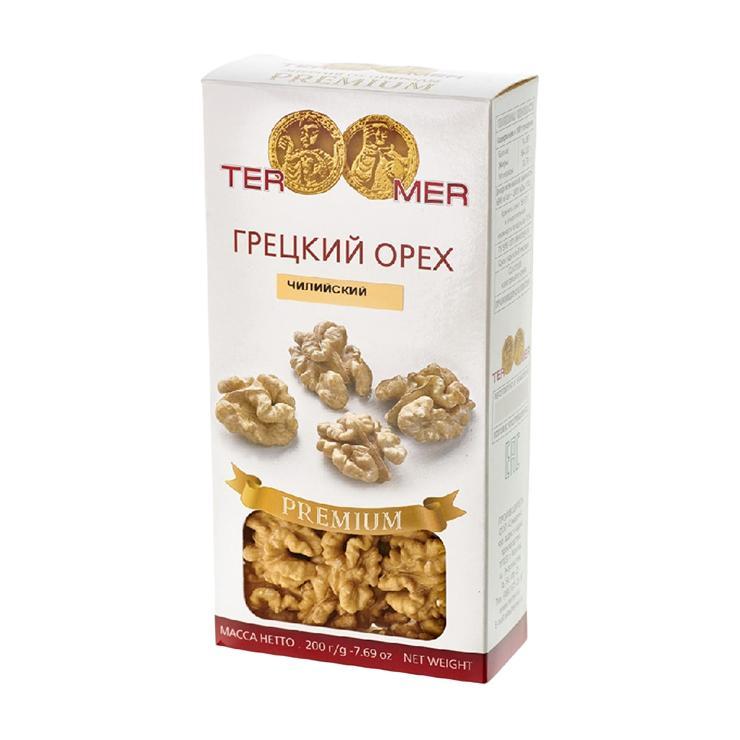 Орех грецкий Termer половинки 200 гр., картон
