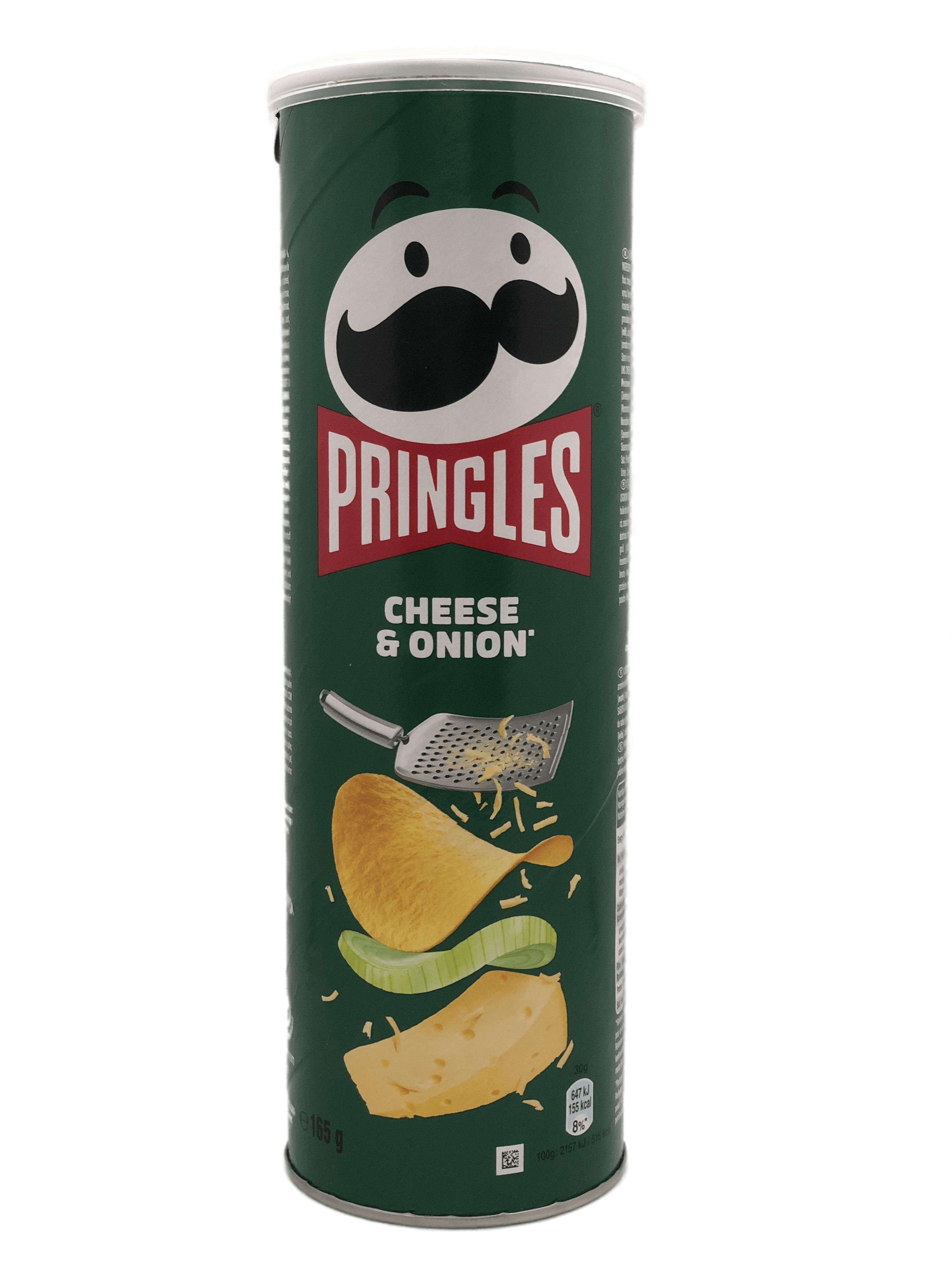 Чипсы Pringles сыр лук Бельгия 165 гр., туба