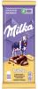 Шоколад Milka Bubbles молочный пористый бананово-йогуртовая начинка 92 гр., флоу-пак