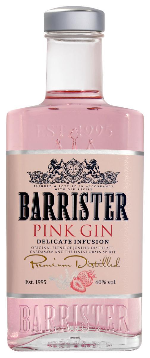 Джин Barrister pink 40% 375 мл., стекло