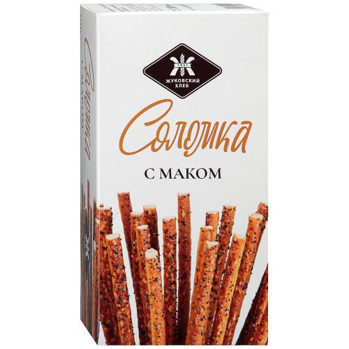 Соломка Жуковский хлеб с маком 200 гр., картон